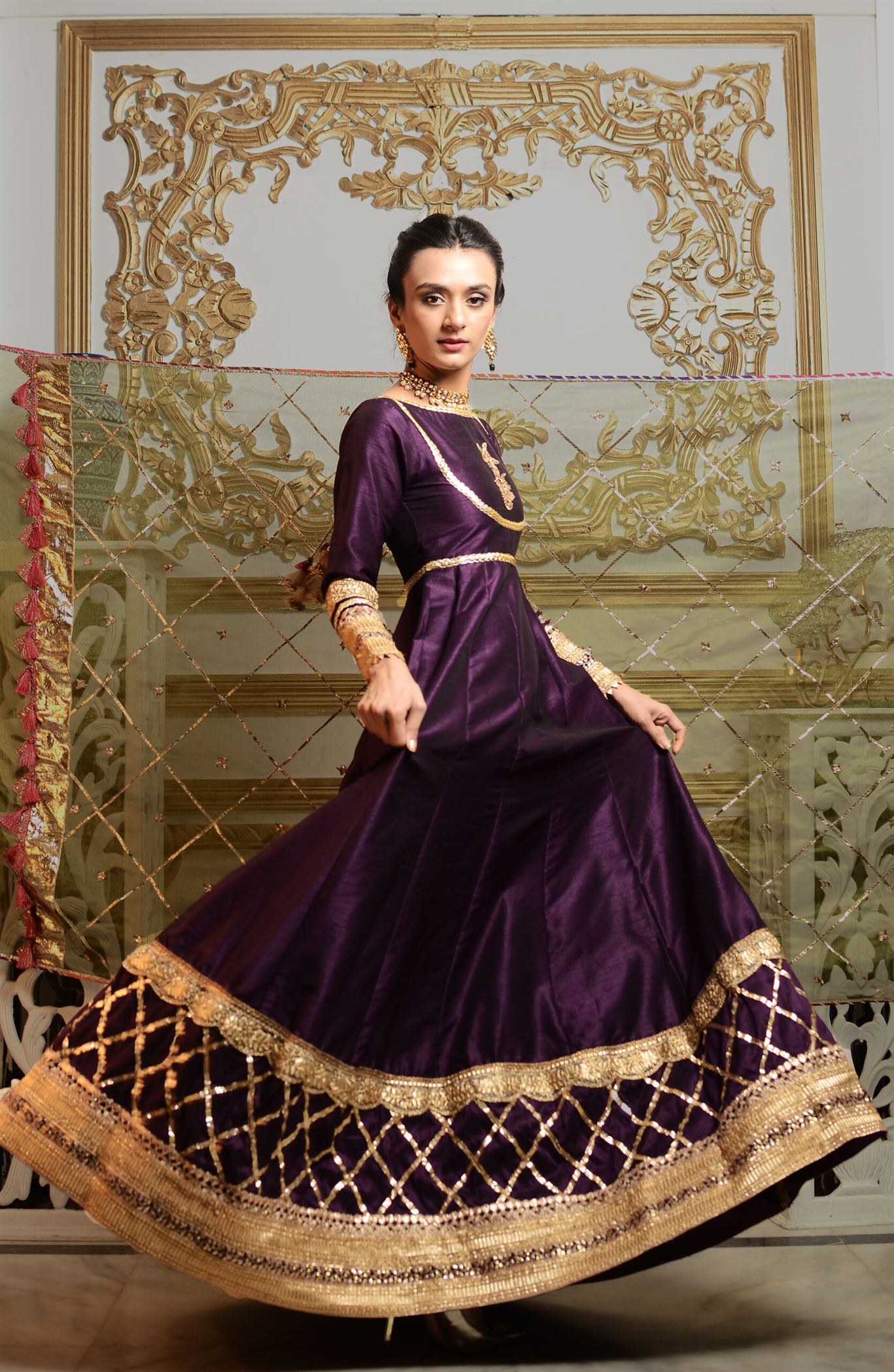 GOTA HEIRLOOM ANARKALI