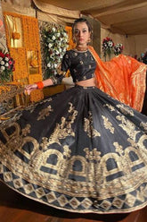 Black Lehnga Choli