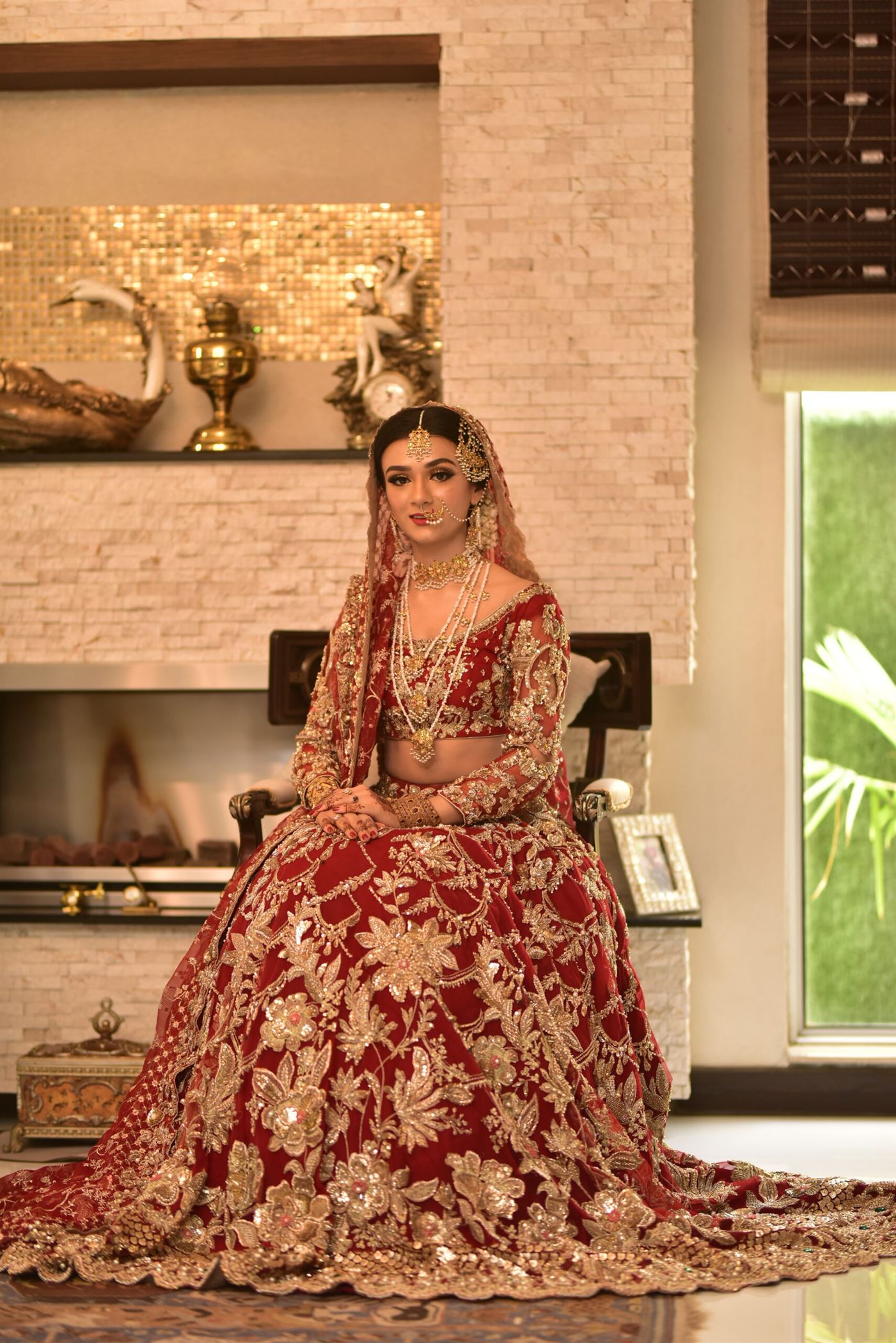 RED HERITAGE LEHNGA CHOLI