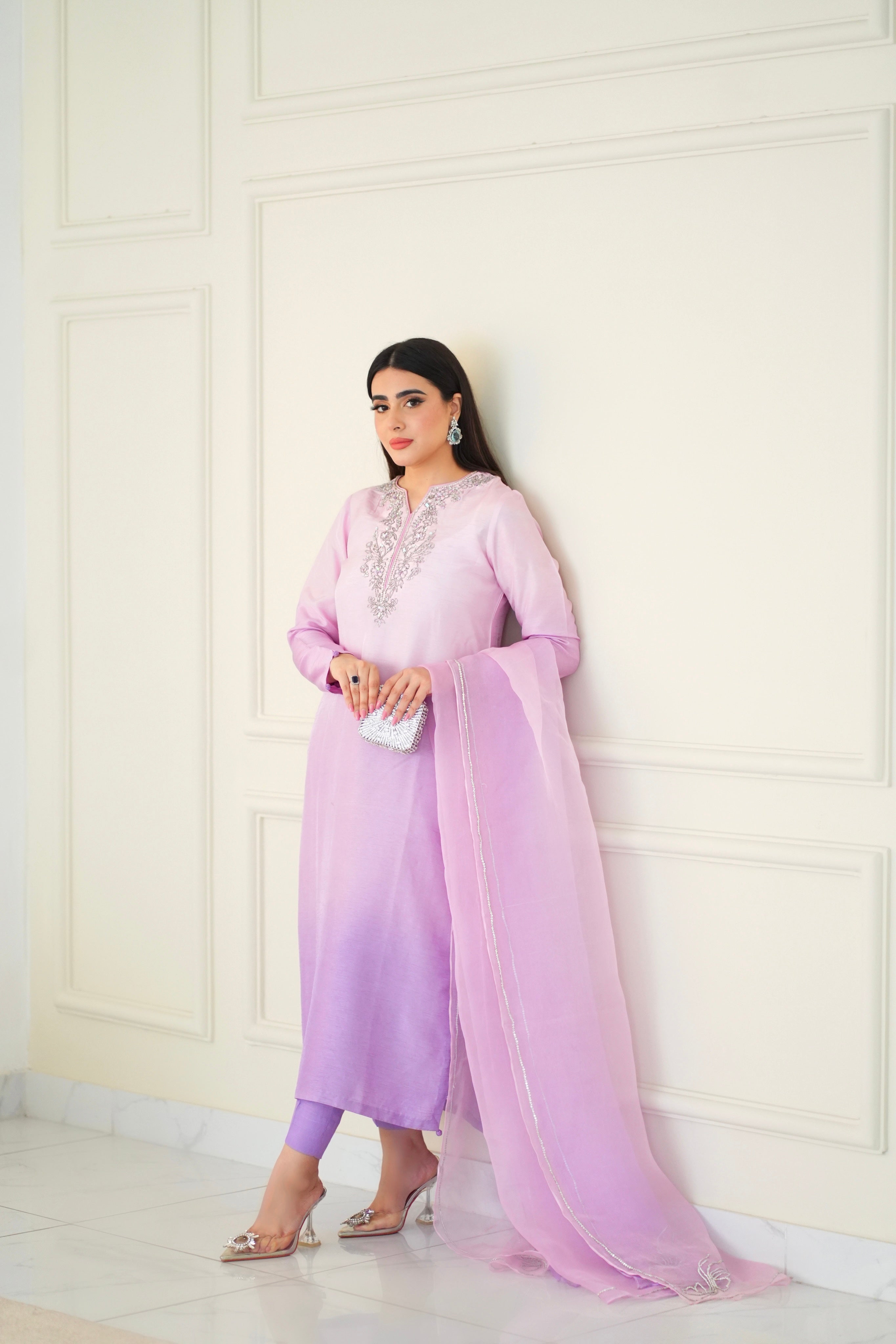 Ombre lilac