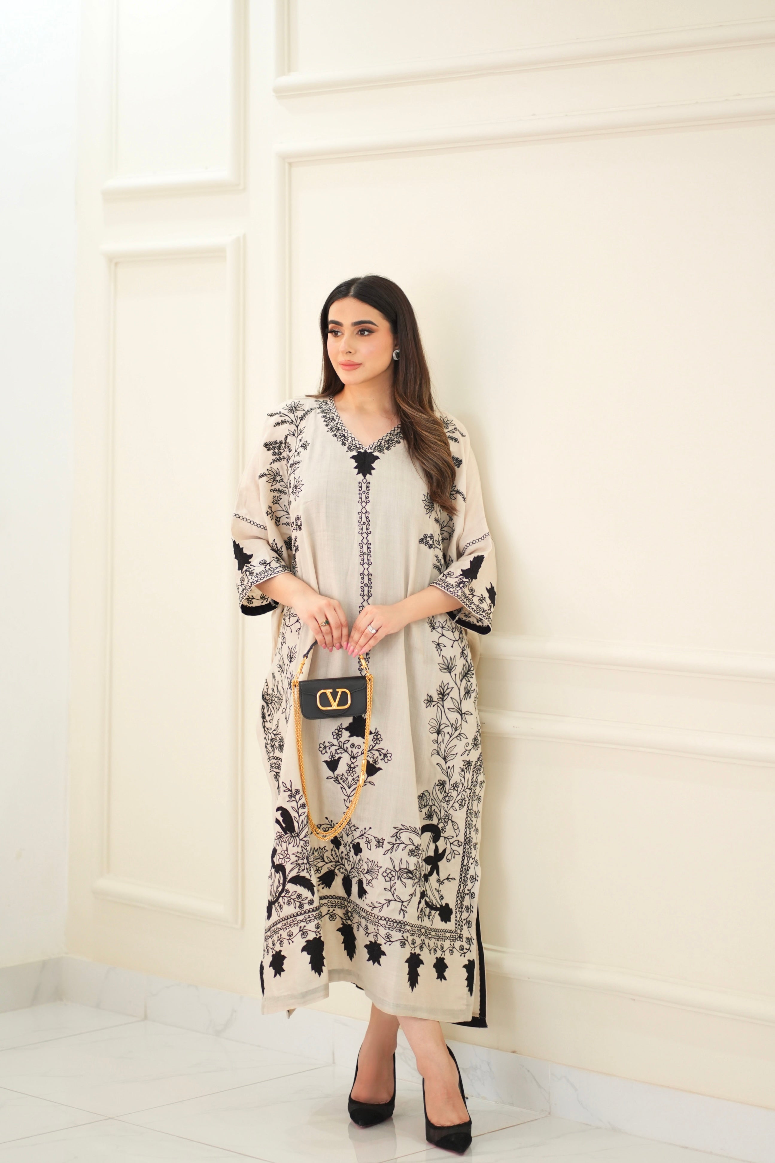 Pashmina kaftan 1pc
