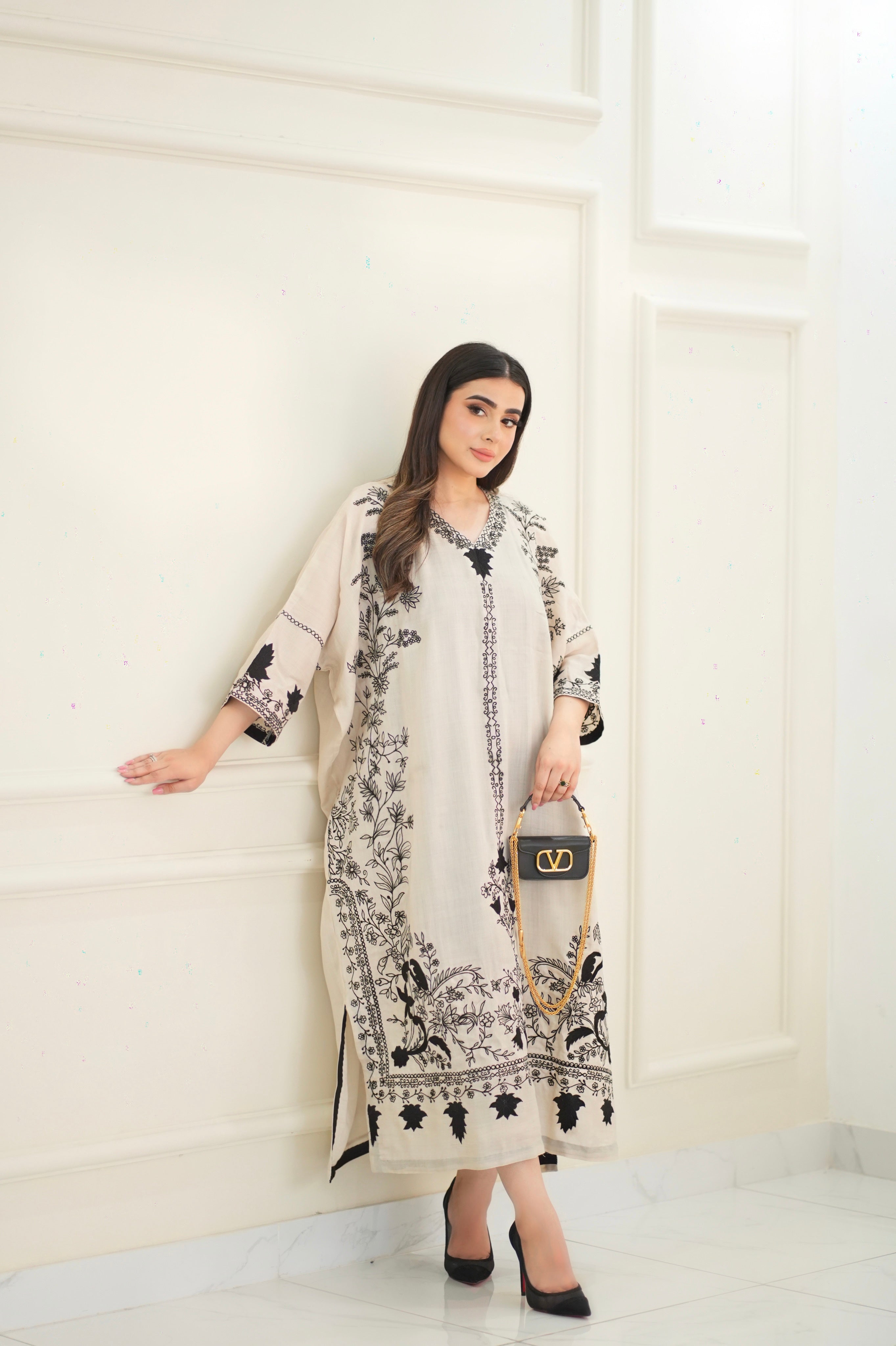 Pashmina kaftan 1pc