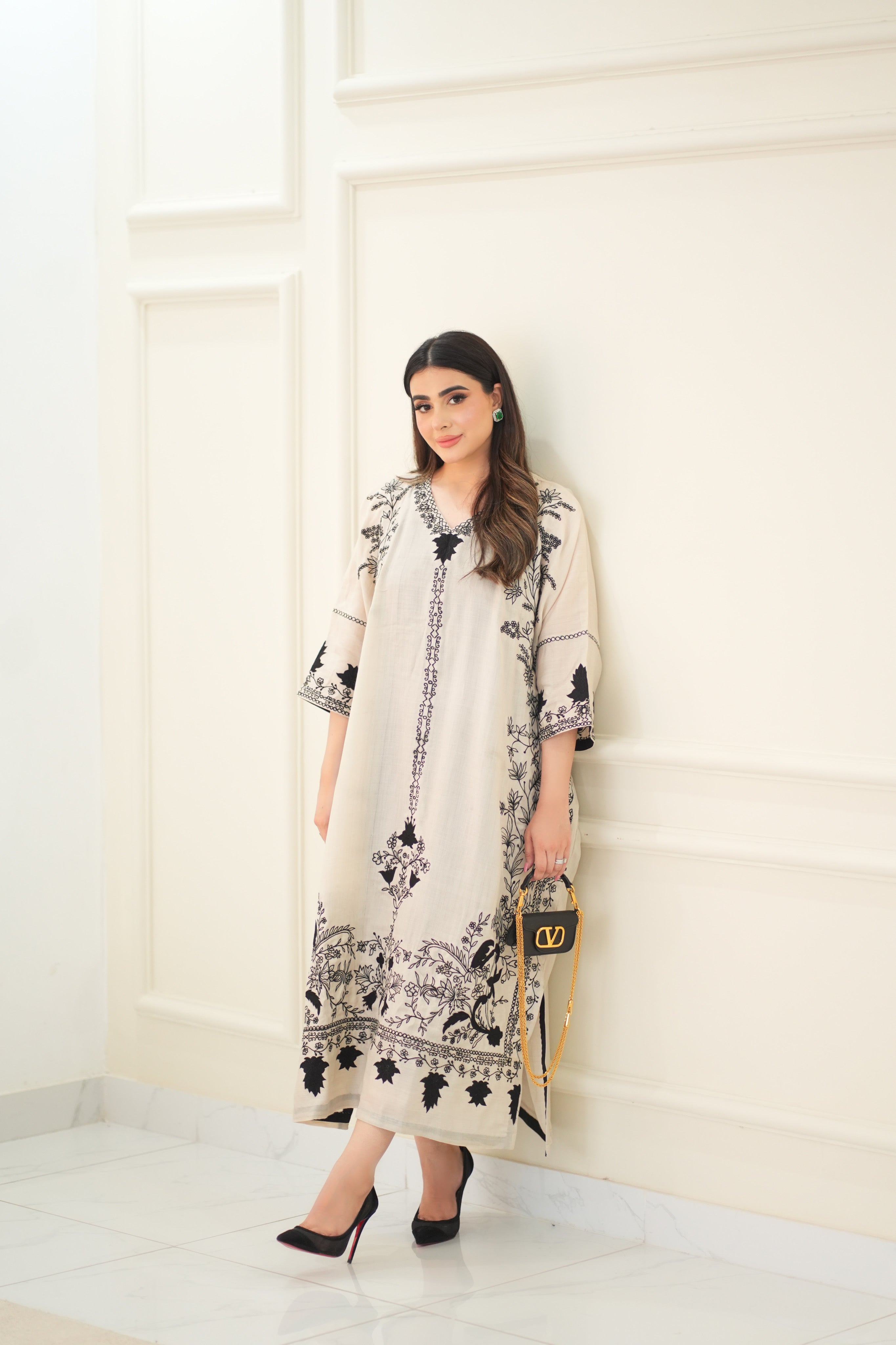 Pashmina kaftan 1pc