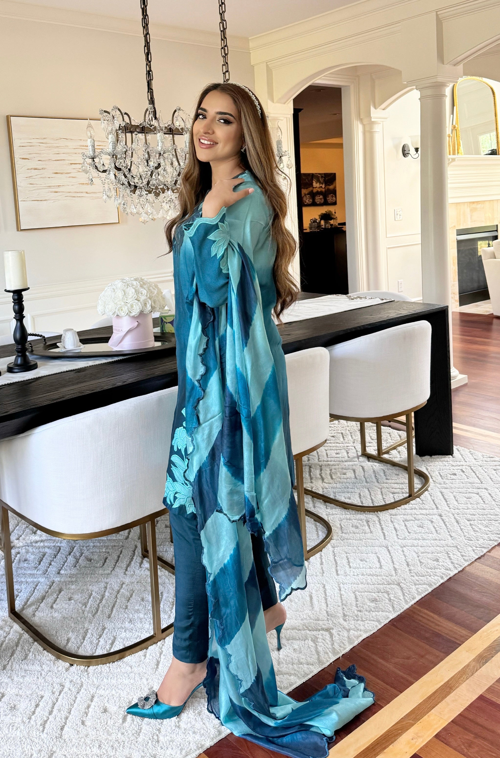 Ombré Teal