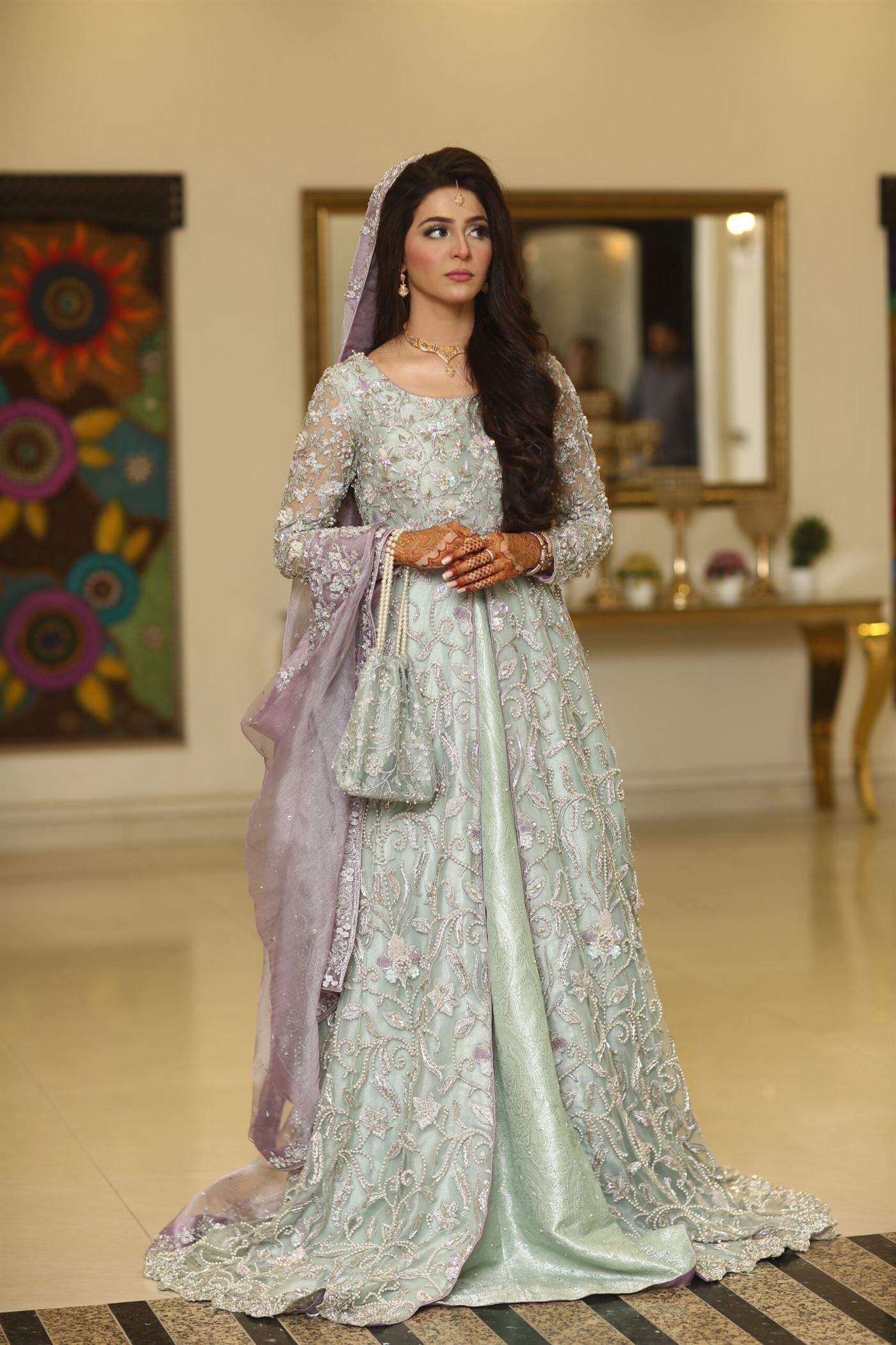 MINT BRIDAL OUTFIT