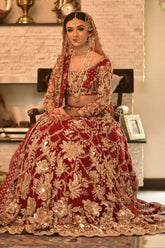 Red Heritage Lehnga Choli
