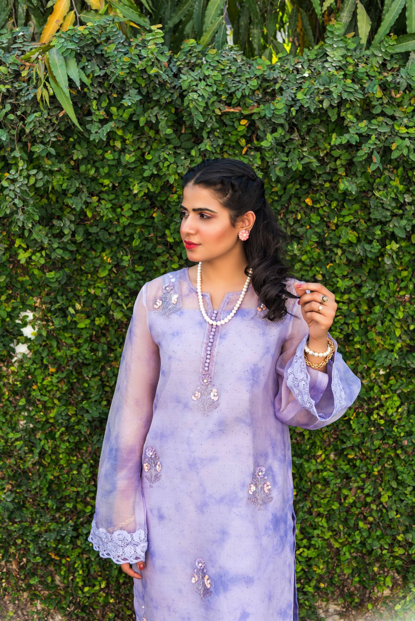 LILAC TIE AND DYE