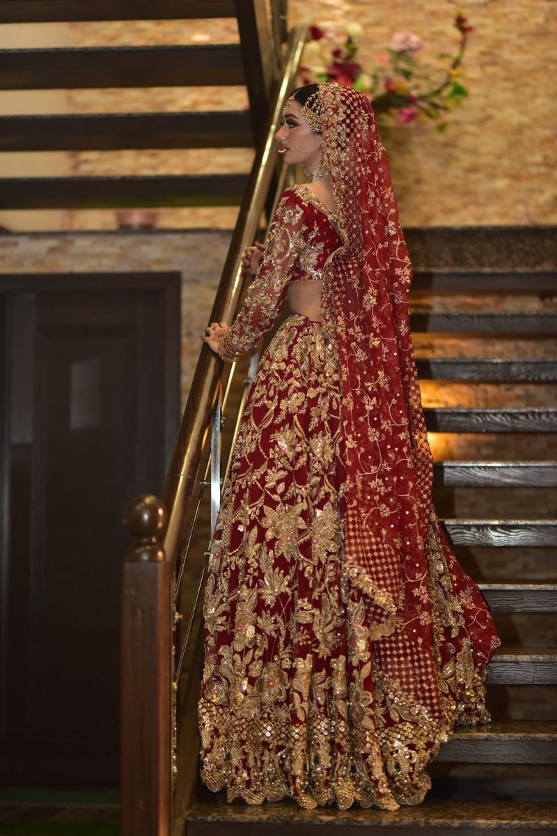 Red Heritage Lehnga Choli
