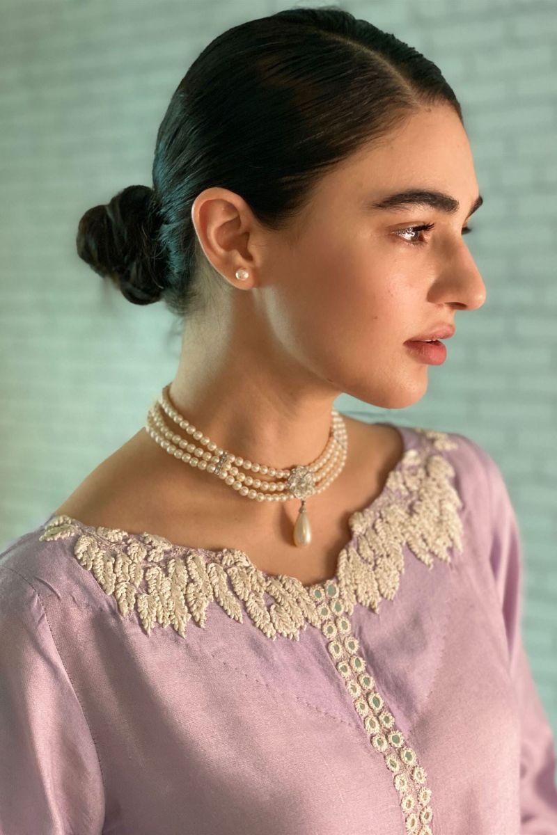 Saheefa Jabbar Khatak Spotted In Lavender Sheesha