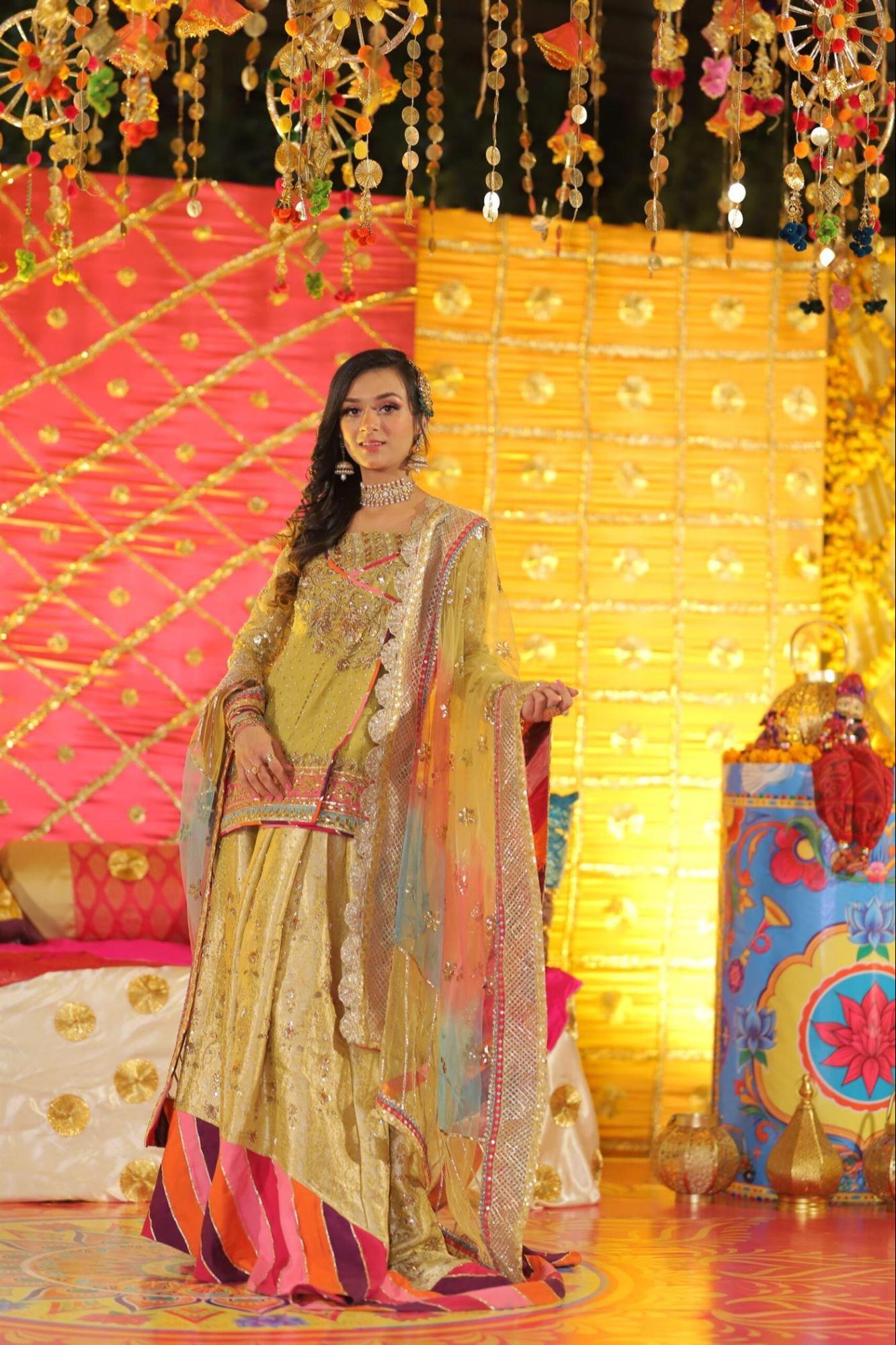 Yellow Mehndi Bridal