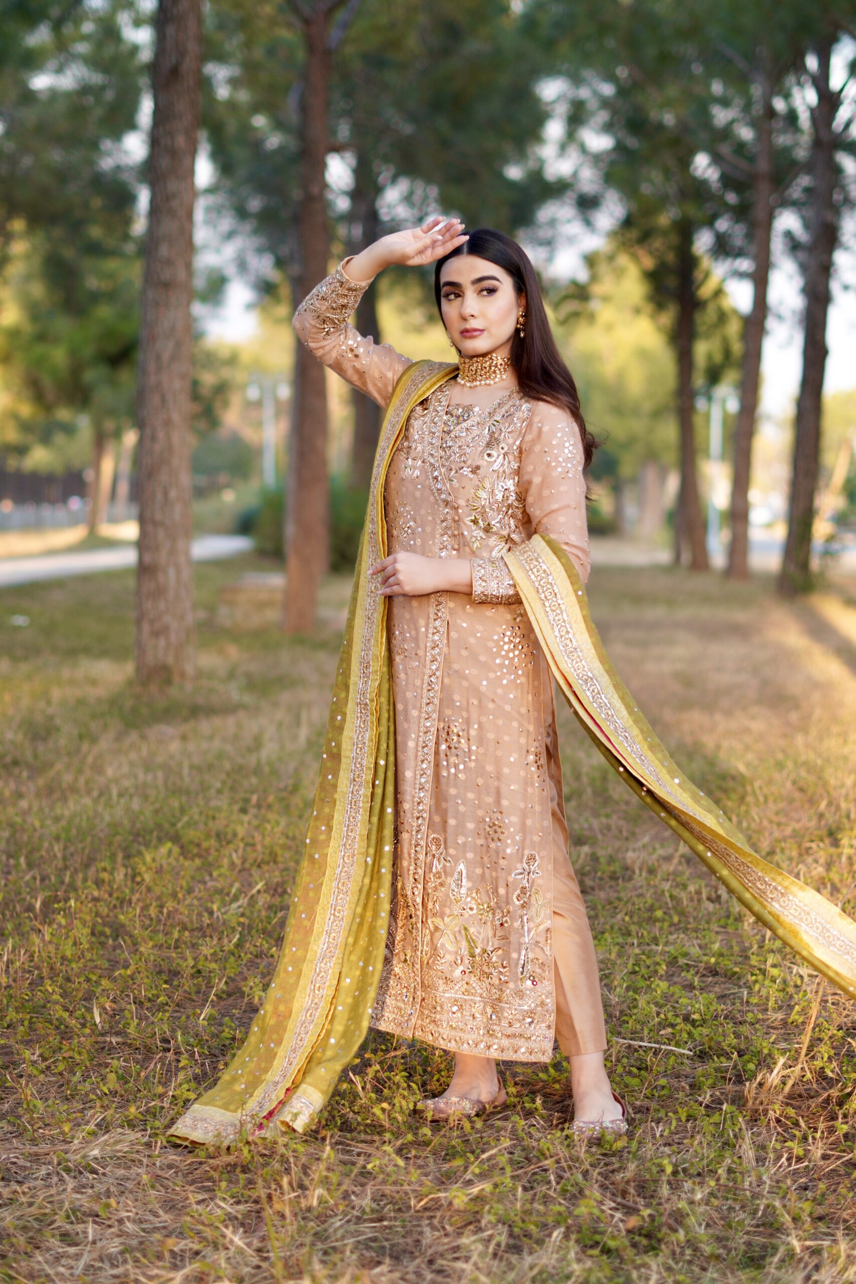 Women Olive Traditional Angharkha Top Set at Rs 1999.00, Yoga Dress, Yoga  Apparel, योग पहनें - Charkha Tales, Lucknow